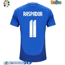 Maglie da calcio Italia Giacomo Raspadori #11 Prima Maglia Europei 2024 Manica Corta